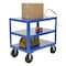Vestil Ergo Handle Cart - Extra Heavy Duty, Steel, 4000 lb Load Capacity, 3 Shelves, 24.5" W DH-PH4-2436-3 - alternate 4